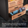 Humidor De Trabucuri Electric Yohtron Yc-448 Premium Negru