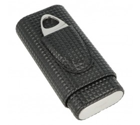 Etui 2 trabucuri si cutit Winjet Diamond Maduro