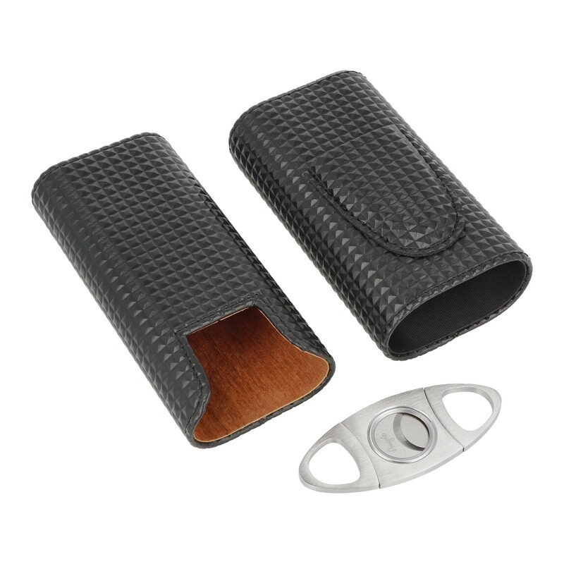 Etui 2 trabucuri si cutit Winjet Diamond Maduro reduceri