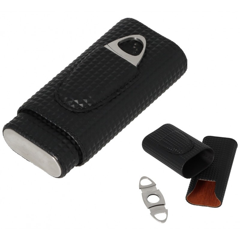 Etui 2 trabucuri si cutit Winjet Diamond Maduro reduceri