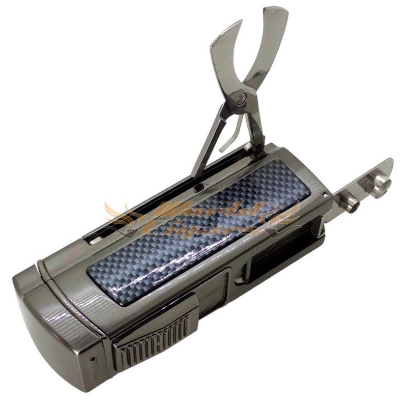 Bricheta Honest 4 Flames Black Table Torch BCZ403-1