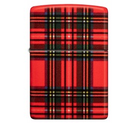 Bricheta Zippo Red Plaid Design 49352