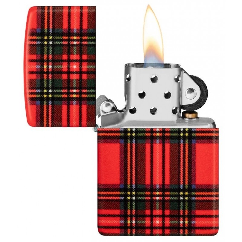 Bricheta Zippo Red Plaid Design 49352 la cel mai bun pret