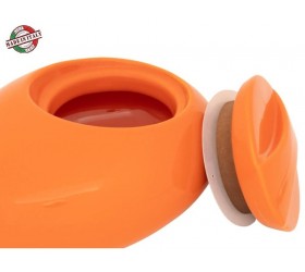 Vas ceramic pentru tutun de pipa Orange Chacom