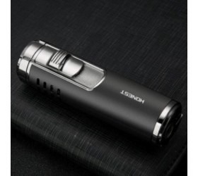 Bricheta Honest BCZ482 Quadruple 4-Flame Jet Black
