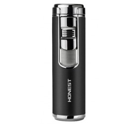 Bricheta Honest BCZ482 Quadruple 4-Flame Jet Black