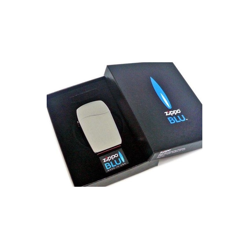 Bricheta Zippo Blu Vertical Chrome