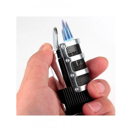 Bricheta El Primero Silver Triple Jet Flame