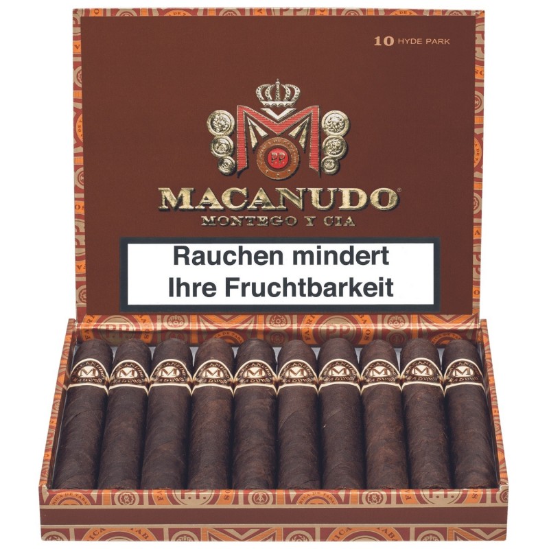 Trabucuri Macanudo Maduro Hyde Park 10