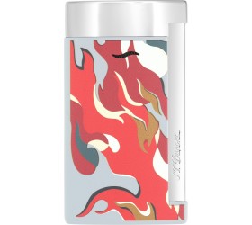 Bricheta S.T. Dupont Slim 7 Camo Red Chrome D027751