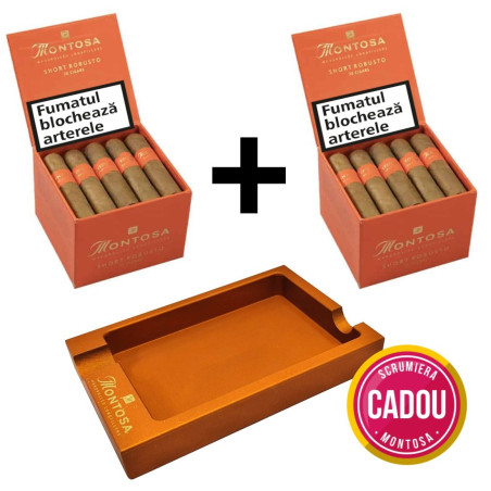 Trabucuri Montosa Short Robusto (40) + scrumiera trabucuri Montosa