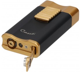 Bricheta Caseti Wide Flat Flame Black Matte Golden 281296