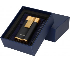 Bricheta Caseti Wide Flat Flame Black Matte Golden 281296