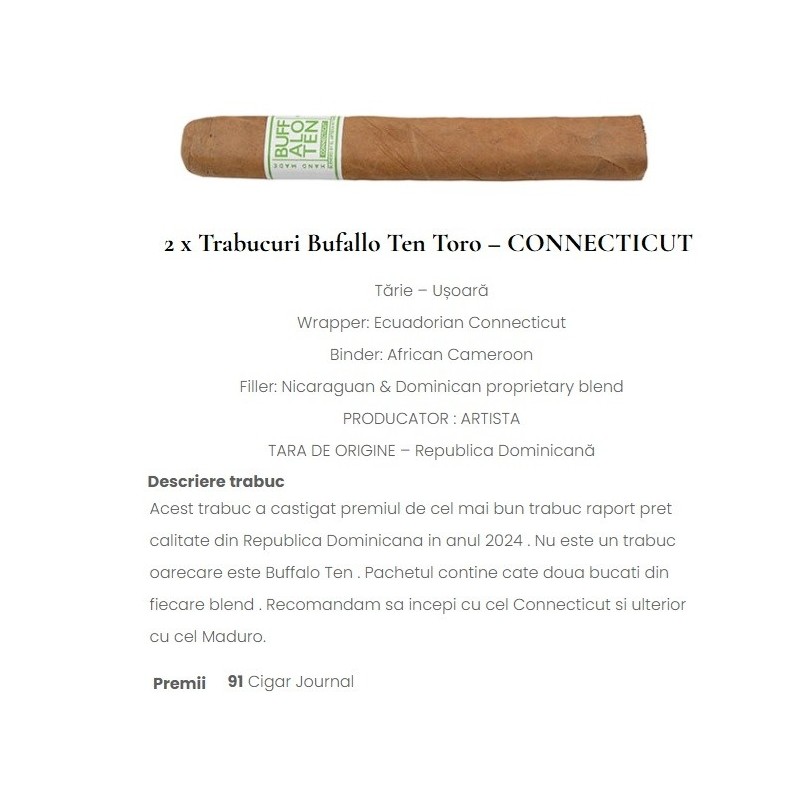 Trabucuri Sampler Bufallo Ten Lunch Fresh Pack 4