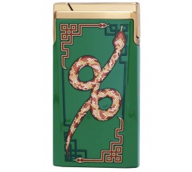 Set accesorii trabucuri Elie Bleu Snake bricheta cutit si etui