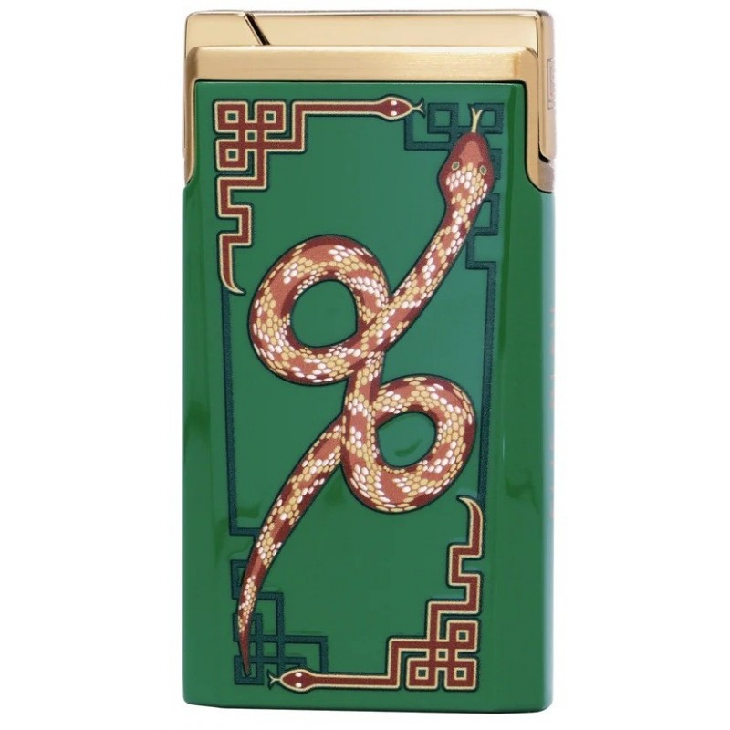Set accesorii trabucuri Elie Bleu Snake bricheta cutit si etui