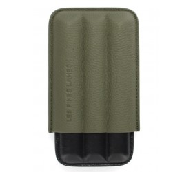 Etui trabucuri Les Fines Lames Cigar Case TRIO Green
