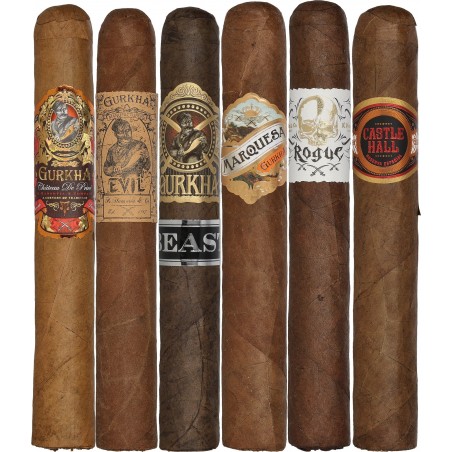 Trabucuri Gurkha Nicaraguan Fresh Pack Toro Sampler Blue Edition 48 (6x8)