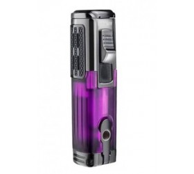 Bricheta Honest Triple Jet Flame with Cigar Punch Purple