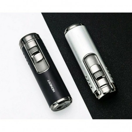 Bricheta Honest Quadruple 4-Flame Jet Silver