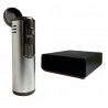 Bricheta Honest Quadruple 4-Flame Jet Silver