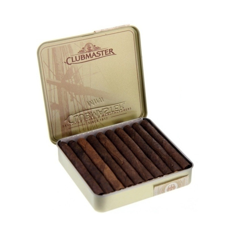 Tigari de foi Clubmaster Mini Brown 200 (20 x 10 pachete)
