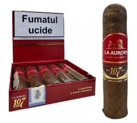 Trabucuri La Aurora 107 Nicaragua Sumo Short Robusto (5)