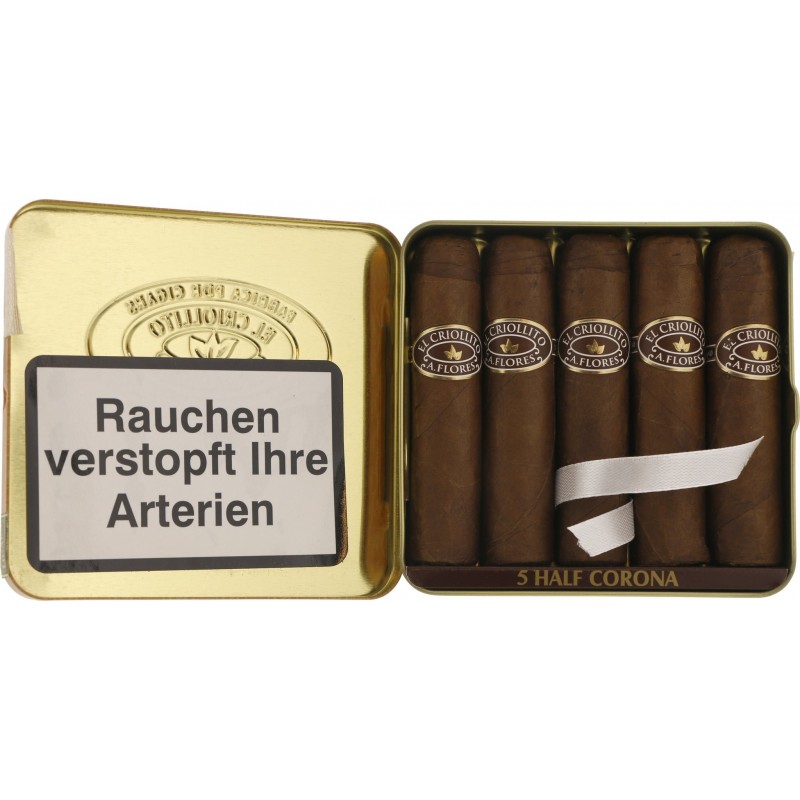Trabucuri PDR El Criollito Ade Flores Rasado Half Corona 5