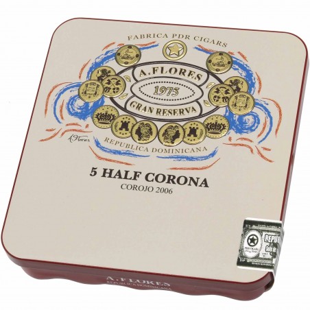 Trabucuri PDR A. Flores 1975 Gran Reserva Sun Grown Half Corona Tin 5
