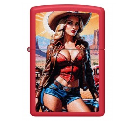 Bricheta ZIPPO 233 Pinup Cowgirl