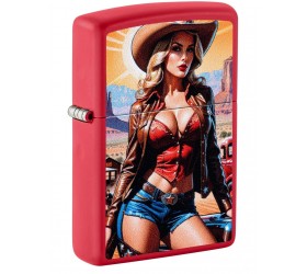 Bricheta ZIPPO 233 Pinup Cowgirl