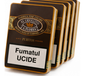 Trabucuri A. Flores El Criollito Purito 30 (6 x 5 tabachere)