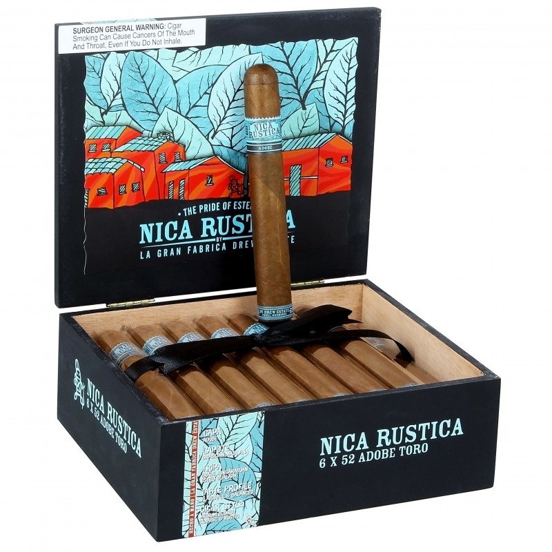 Trabucuri Drew Estate Nica Rustica Adobe Toro (25)