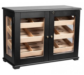 Umidor trabucuri Andreas Cabinet DBL Black 3816