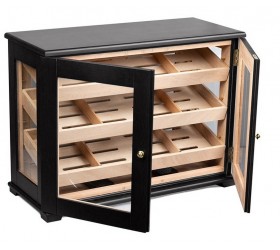 Umidor trabucuri Andreas Cabinet DBL Black 3816