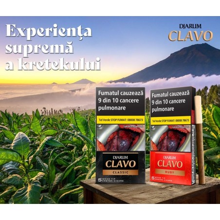 Tigari de foi Djarum Clavo Wood Tip Ruby (Cherry) (5)