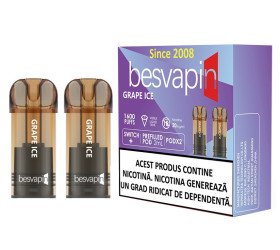 Cartus Besvapin 2x800 pufuri Grape Ice 20 mg.