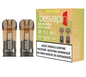 Cartus Besvapin 2x800 pufuri Kiwi Passion Fruit Guava 20 mg.