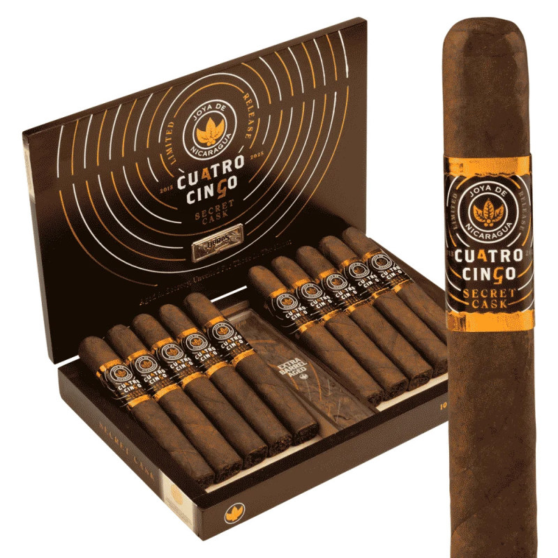 Trabucuri Joya de Nicaragua Cuatro Cinco Secret Cask Limited Edition Toro 10