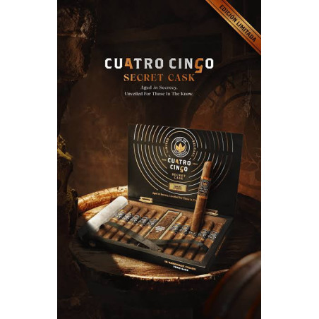 Trabucuri Joya de Nicaragua Cuatro Cinco Secret Cask Limited Edition Toro 10