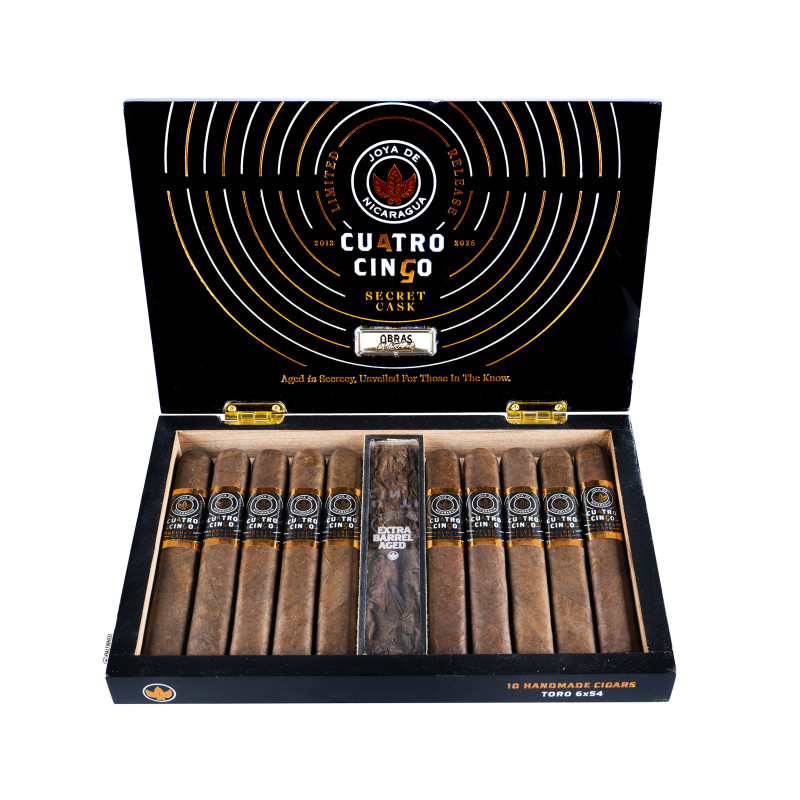 Trabucuri Joya de Nicaragua Cuatro Cinco Secret Cask Limited Edition Toro 10