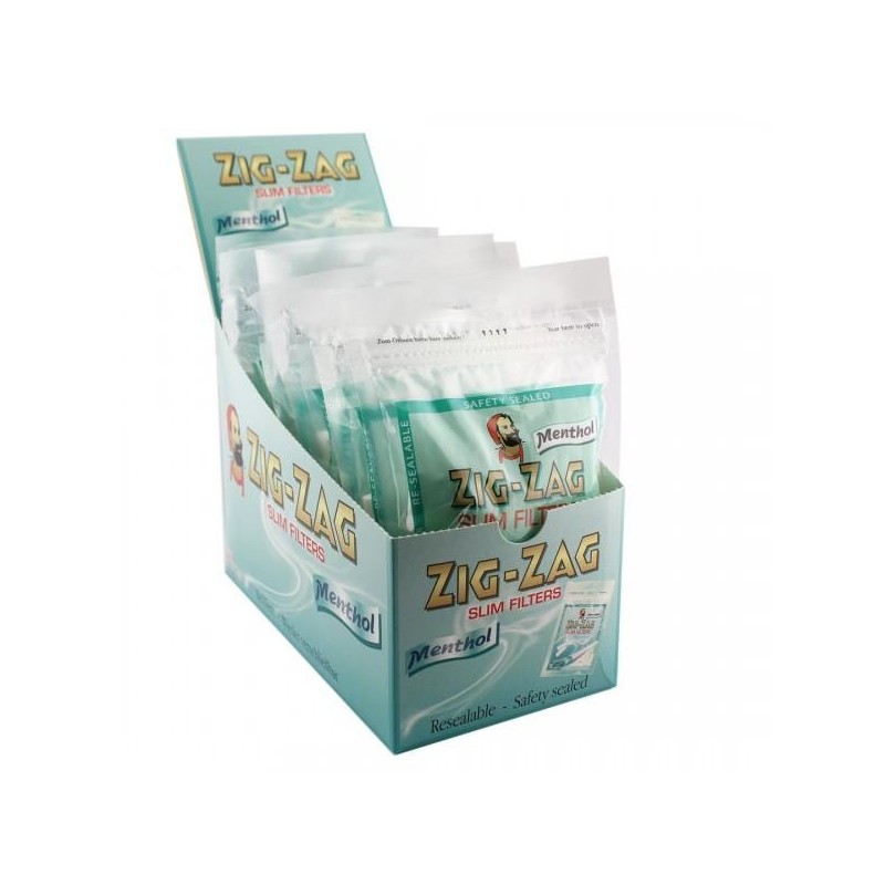 Filtre tigari Zig Zag Menthol Slim 1500