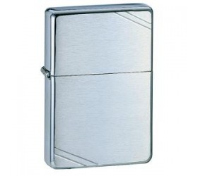 Bricheta Zippo Vintage Brushed Chrome Slashes