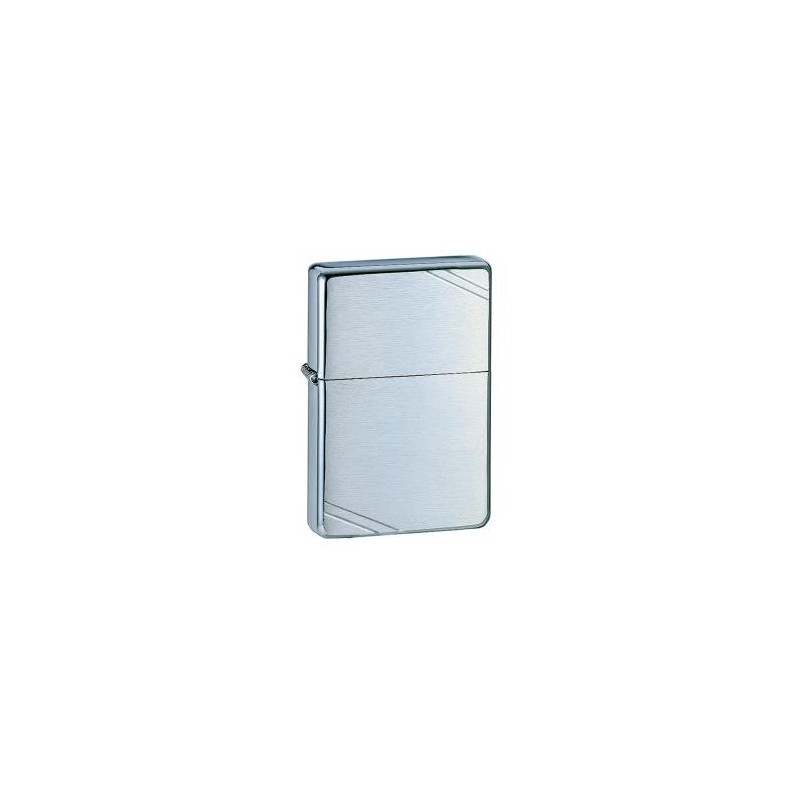 Bricheta Zippo Vintage Brushed Chrome Slashes