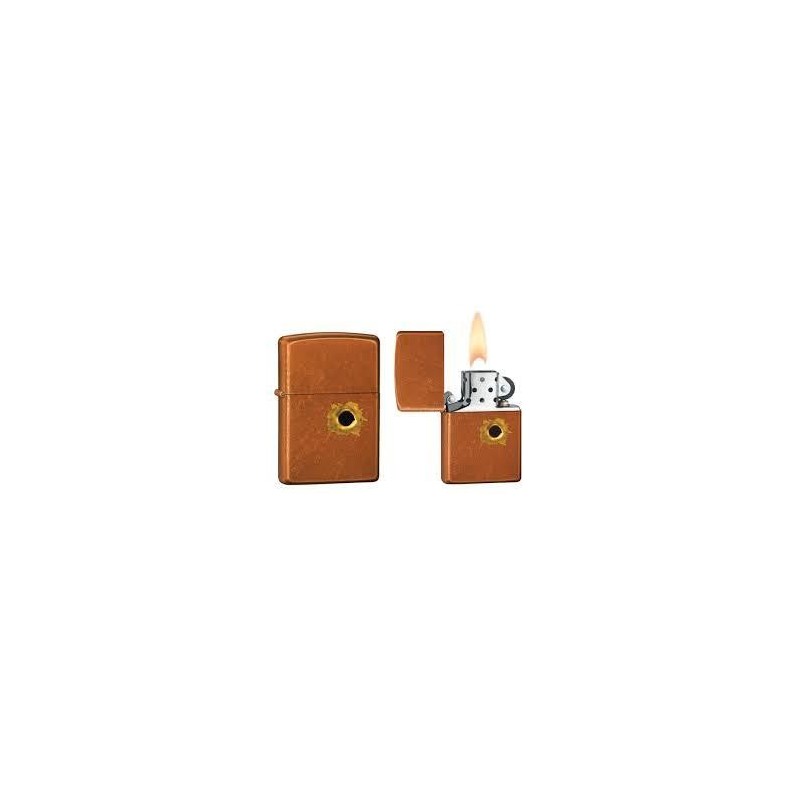 Bricheta Zippo Bullet Hole Toffee