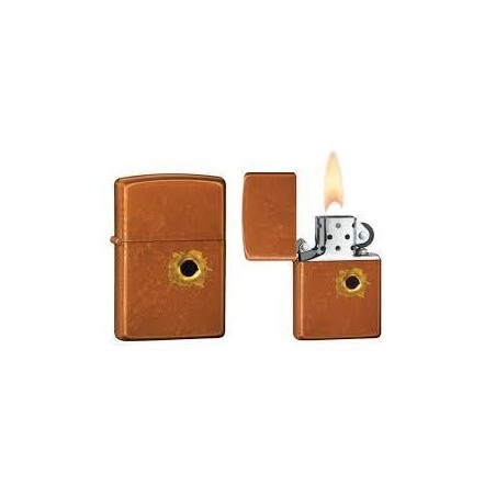 Bricheta Zippo Bullet Hole Toffee