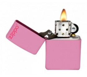 Bricheta Zippo 238ZL Pink Matte Zippo Logo