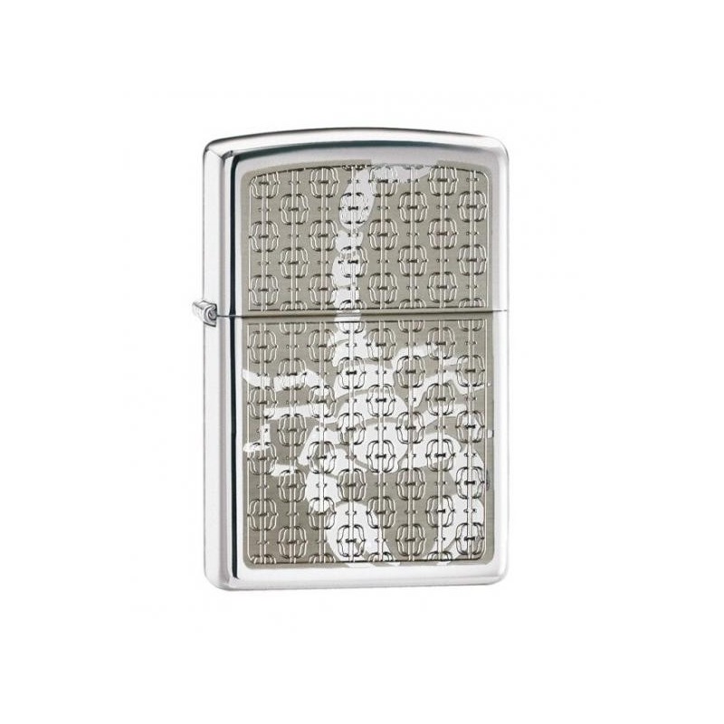 Bricheta Zippo Hidden Scorpion High Polish Chrome