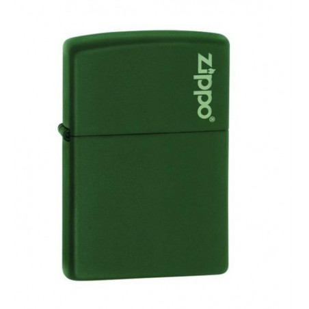 Bricheta Zippo Matte Green with Logo