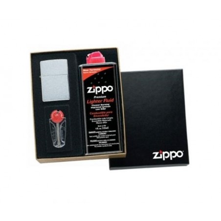 Set Zippo 50R Regular Brushed Chrome